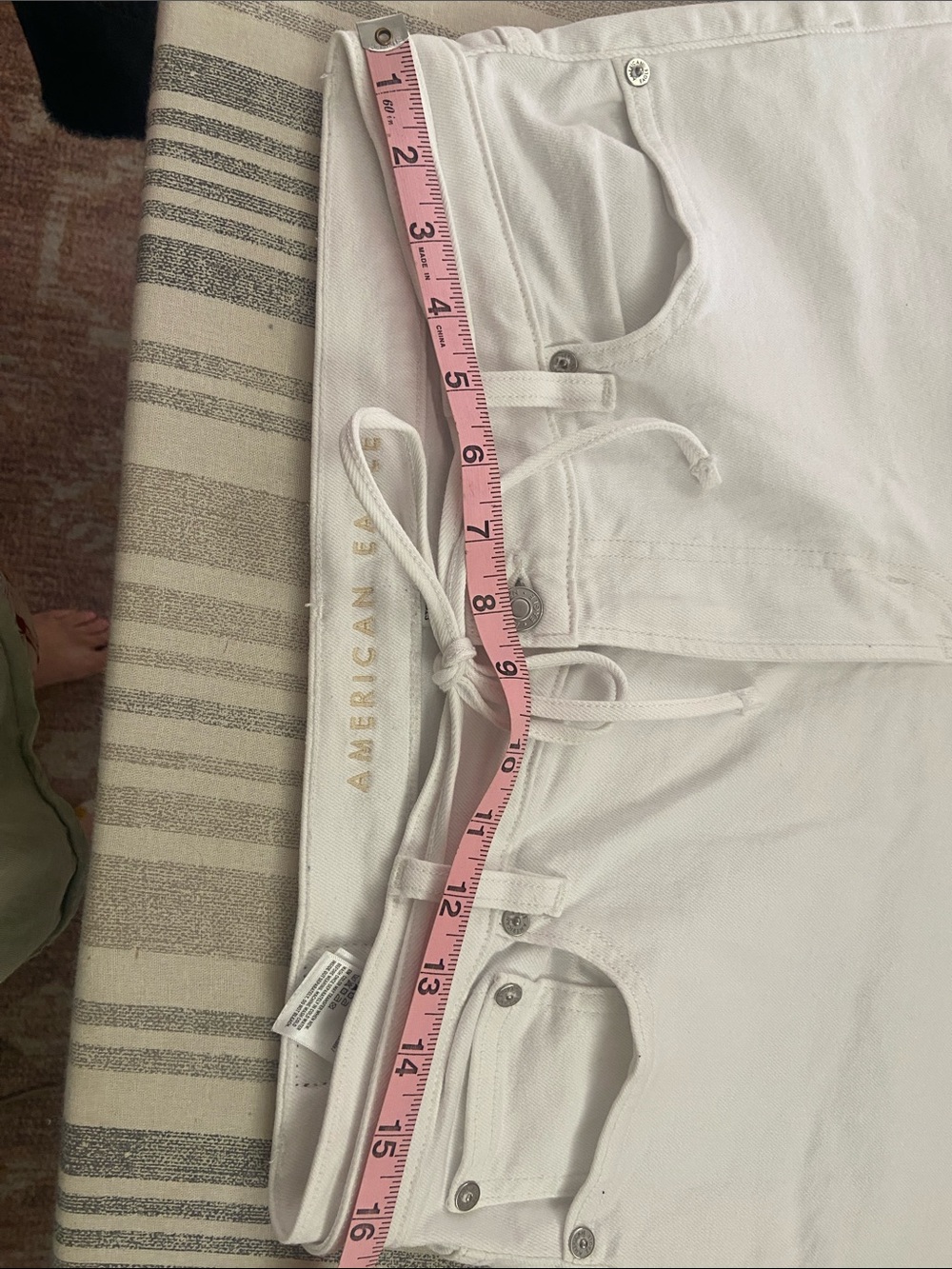 American Eagle Outfitters White Wide Leg Pants - Picture 12 of 12